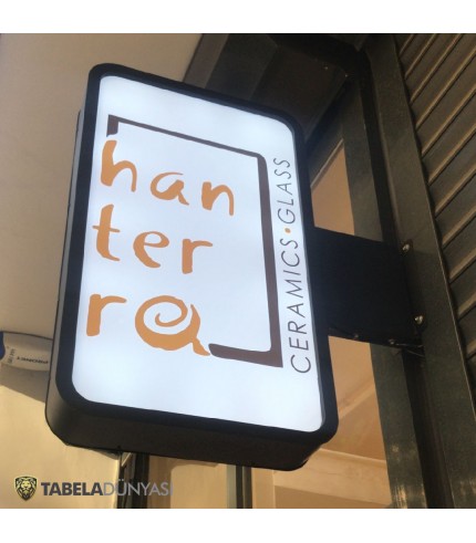 Hanterra İstanbul Çift Taraflı Işıklı Tabela