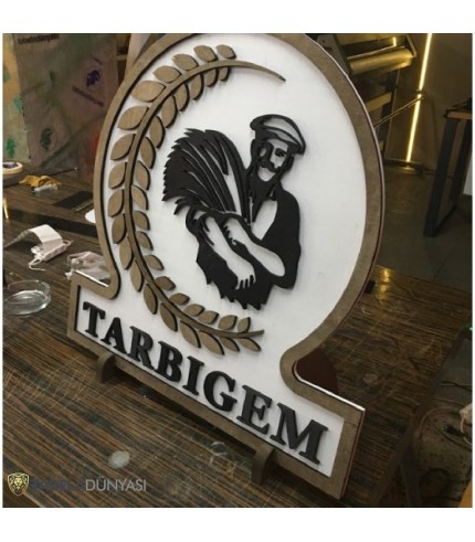 Tarbıgem Ahşap Tabela