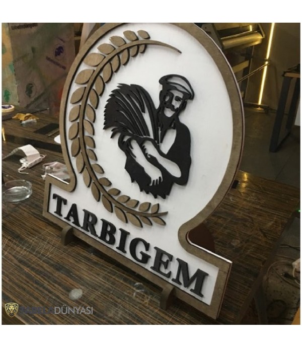 Tarbıgem Ahşap Tabela