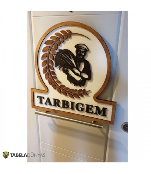 Tarbıgem Ahşap Tabela
