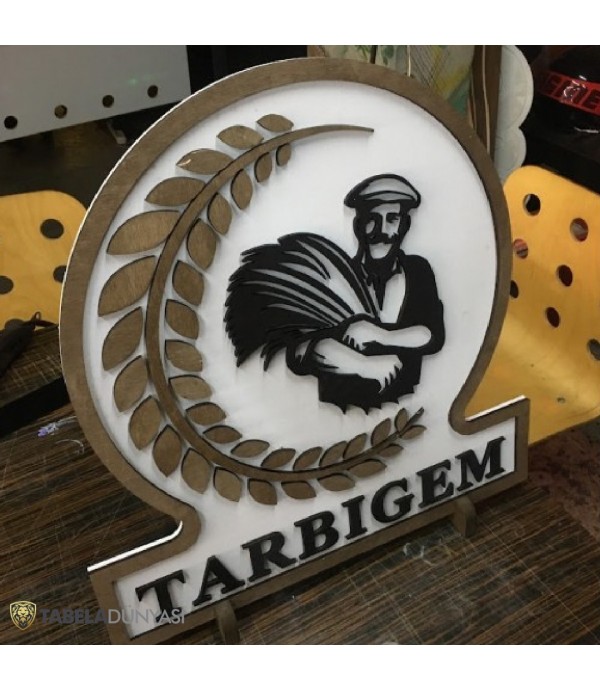 Tarbıgem Ahşap Tabela