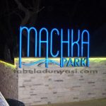 Machka Parkı Kutu Harf Tabela