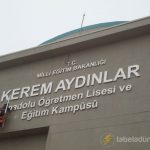 Milli Eğitim Bakanlığı Kutu Harf Tabela