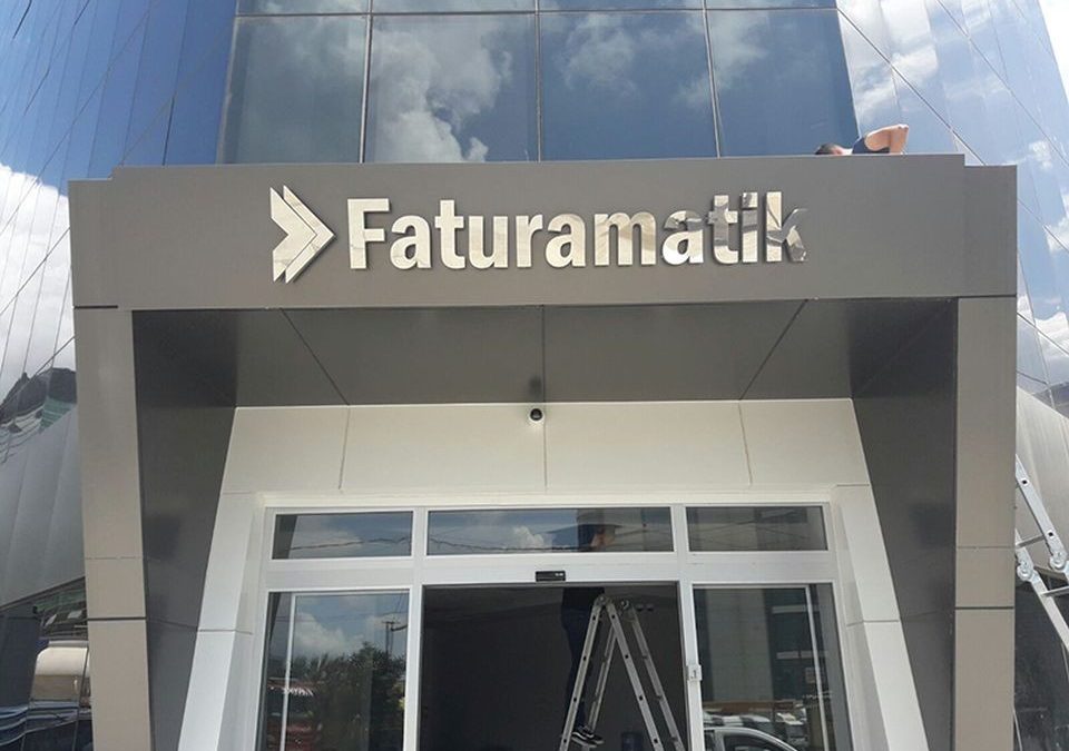 Faturamatık Paslanmaz Krom Kutu Harf