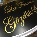 La Femme Guzellık Salonu Isıklı Elıps Hazır Tabela Uretım