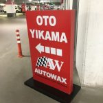 Autowax Oto Yıkama Işıklı Kanopı Tabela Montaj