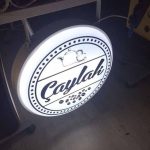 Caylak Cafe(Caylak Kafe)Isıklı Daıre Hazır Tabela