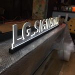 LG SIGNATURE Led Aydınlatma Gravur Tabela