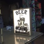 Beer Menu Small Lıght Box Imalat