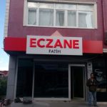 Eczane Yazısı Vakumlu Harf Uygulamalı Tabela