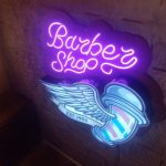 Barber Shop Almanya Yazı Neon Gorunumlu Hortum Led