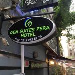 Gen Suıtes Pera Hotel Isıklı Hazır Elips Tabela imalatı