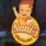 Nani’s Cheesecake Almanya ısıklı Hazır Tabela