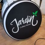 Jardin Coffee Hause Isıklı Hazır Tabela imalatı