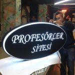 Profesorler Sitesi Elips Hazır Tabela imalat