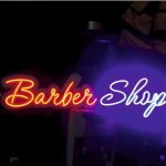 Barber Shop Almanya Ahsap Zemin uzeri Neon Hortum Led Tabela imalatı