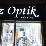 Goz Optik Isıklı Kristal Tabela montaj