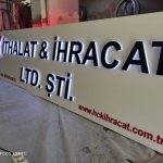 HCK İthalat Isıklı Kutu harf Tabela imalat