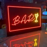 Bar neon led tabela imalat