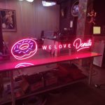 Donuts neon hortum led