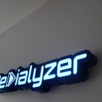 Medialyzer ısıklı tabela montaj