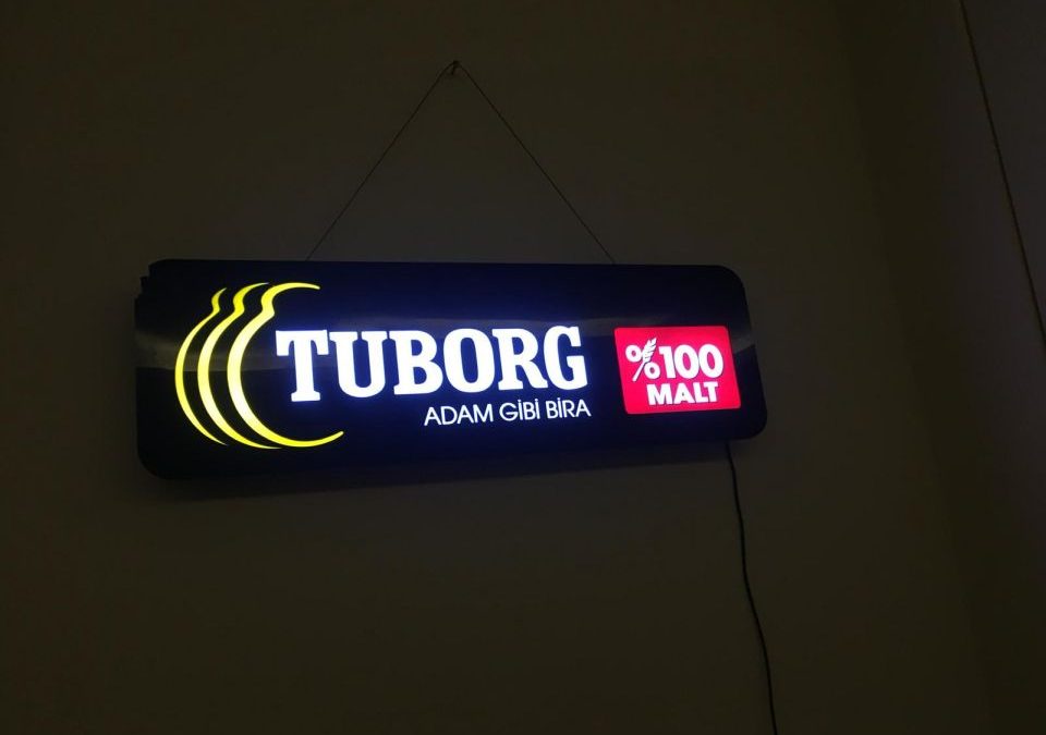 Tuborg 3D Led Tabela