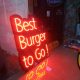 Best burger Avusturya neon hortum led tabela