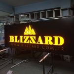 Blizzard Işıklı kutu harf tabela