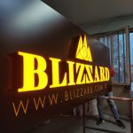 Blizzard Işıklı kutu harf tabela