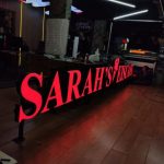 sarahs eiscafe almanya kutu harf tabela