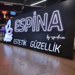 Espina güzellik merkezi ışıklı tabela