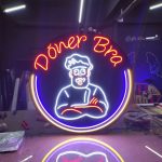 Döner bra almanya neon hortum led tabela