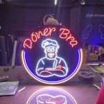 Döner bra almanya neon hortum led tabela