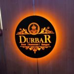 Durbar Restaurant Events Austraila Işıklı Tabela