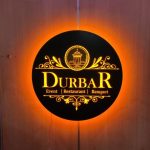 Durbar Restaurant Events Austraila Işıklı Tabela