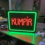 Kumpir neon hortum led tabela