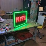 Kumpir neon hortum led tabela