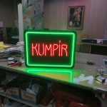 Kumpir neon hortum led tabela