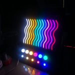 Ahşap Stand Neon hortum led